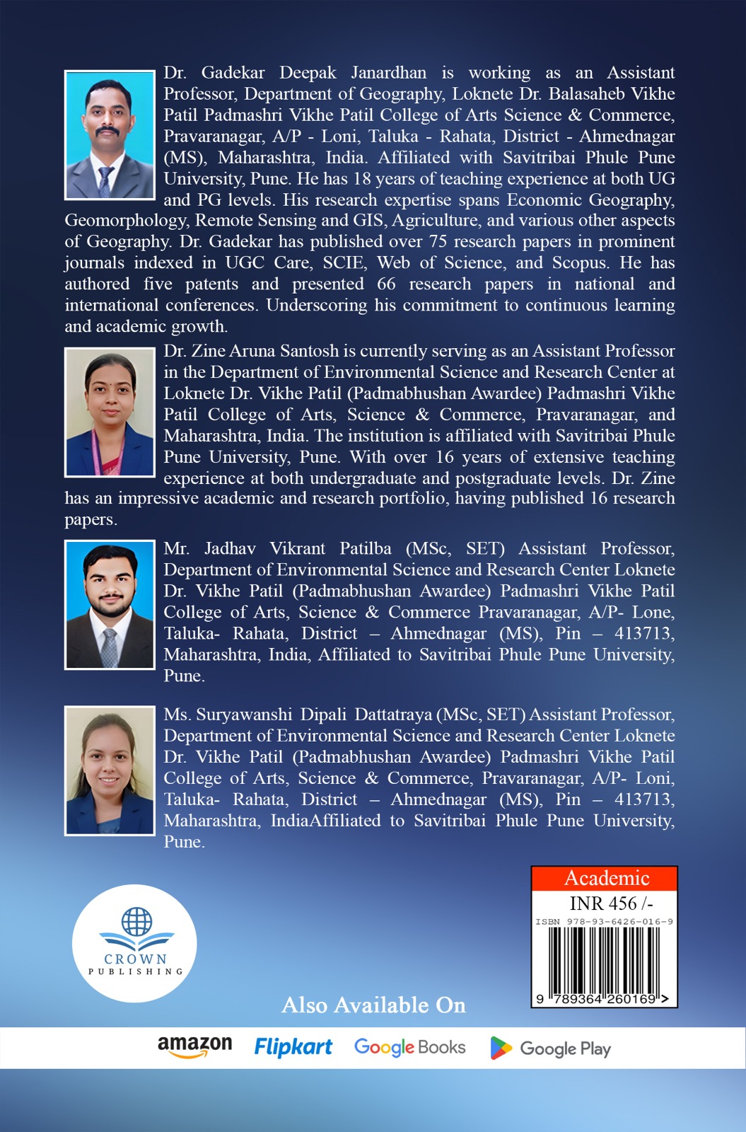 Applications of Remote Sensing & GIS